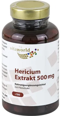 Produktbild von Vitaworld Hericium Extrakt 500 mg Kapseln, 100 St. Kapseln