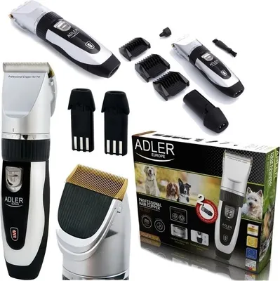 Obrázok produktu pre Adler AD2823 Sada na strihanie srsti domácich zvierat, profesionálna kvalita, bezdrôtová, 35 W, NOVINKA