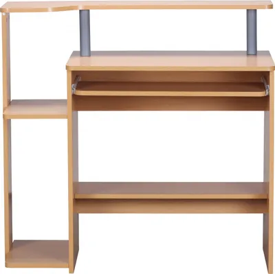 Image de Wohnling Table informatique DennisReproduction hêtre avec beaucoup de rangement ; WL1.163