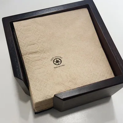 Zdjęcie produktu dla Serwetka 2-warstwowa w kolorze naturalnym GoGreen 20x20cm, 100szt