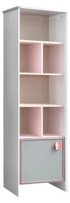 Produktbild von Bücherregal Weiß Regal Schrank Holz für Kinderzimmer Jugendzimmer Möbel Modern