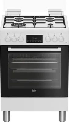 Immagine prodotto di Beko Cucina Forno Elettrico Ventilato con Grill Elettrico e Timer ,coperchio in vetro, ventilazione tangenziale, Classe A, Display LED XL, Bianco
