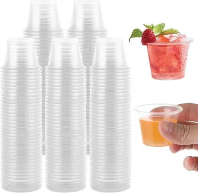 Zdjęcie produktu dla Plastikowe szklanki do shotów – do produkcji – 500 sztuk po 40 ml