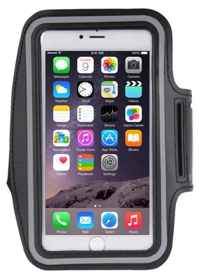Produktbild von Mobigear Sports Bracelet Sportarmband für iPhone 8 Plus - Neopren Schwarz