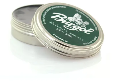 Produktbild von Burgol Schuhwachs - Shoe Wax - Schuhcreme 100ml Grün