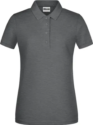 Produktbild von Ladies' Basic Polo Klassisches Poloshirt black-heather, Gr. M