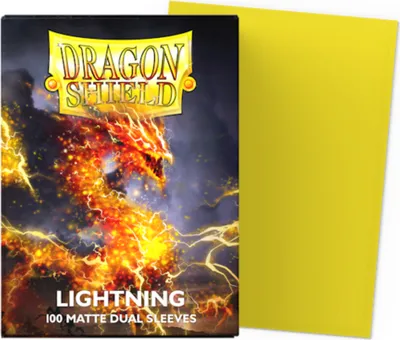 Obrázok produktu pre Dragon Shield Lightning, puzdro na karty, Žltá, 100 kusov