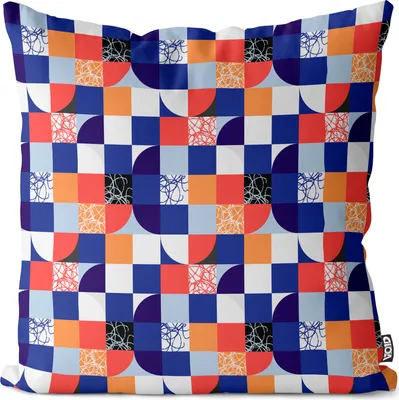Produktbild von VOID Norwegen Retro Muster Vintage Kissenbezug Kissenhülle sofa couch wohnzimmer dekoration wasserfest Outdoor Garten Kissen bezug deko