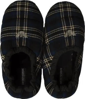 Immagine prodotto di Ciabatte uomo EMPORIO ARMANI pantofole da casa con suola antiscivolo articolo XJPM08 XD336 SLIPPERS, EU 45 - UK 10.5 - USA 11 - CN 291/97, Poliestere 100%
