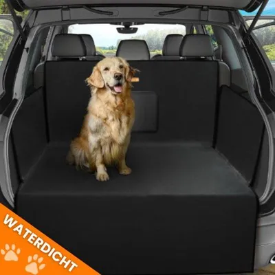 Produktbild von Ultiluxe Hundedecke - Schwarz - Kofferraumschutz - Wasserfest und kratzfest - Universal