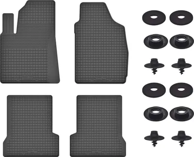 Produktbild von Gummimatten Mit Stoppern Für: Ford Ka Mk2 (2008-2012) Schwarz Set