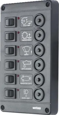 Zdjęcie produktu dla Szafa sterownicza VETUS P6CB24, 24 V