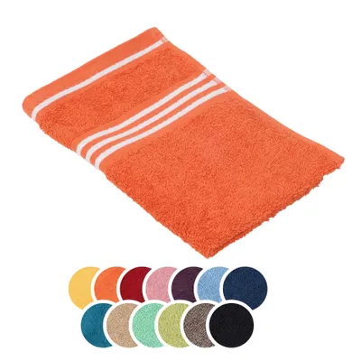 Produktbild von liebling Gästetuch Baumwolle, Serie Santos, 500 gr. / m², 30 x 50 cm, , 60 Grad, saugstark, schnelltrocknend, Farbe: terra
