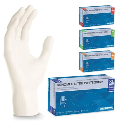 Produktbild von Nitril-Einmalhandschuhe, 200 Stück, puderfrei und latexfrei