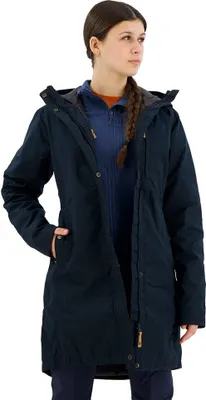 Produktbild von Fjällräven Kiruna, Anorak, Weiblich, Erwachsener, Reißverschluss, Baumwolle, Polyester, Navy