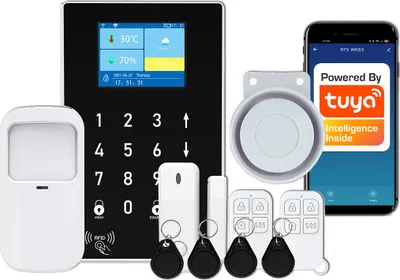 Zdjęcie produktu dla Alarm RTX zestaw bezprzewodowy TUYA WiFi RFID GSM