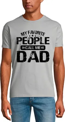 Produktbild von Herren Grafik T-Shirt Meine Lieblingsmenschen nennen mich Papa - Vatertag – My Favorite People Call Me Dad - Father's Day – Öko-Verantwortlich Vintage
