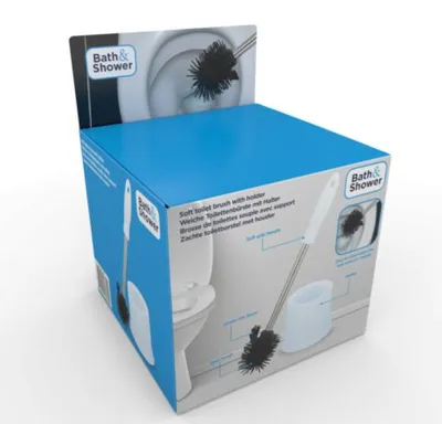 Image de Bain et douche Bain et douche Brosse de toilette avec support