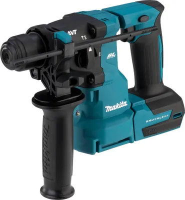 A cordless rotary hammer drill.