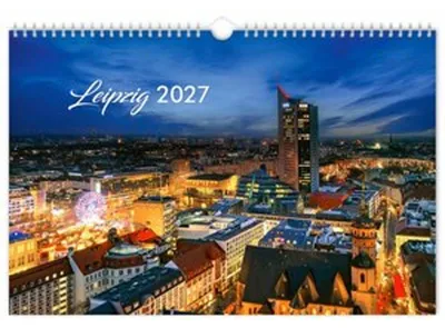 Produktbild von Kalender 2027 Leipzig, 30 x 20 cm, aus Premium Papier mit stabiler Rückpappe