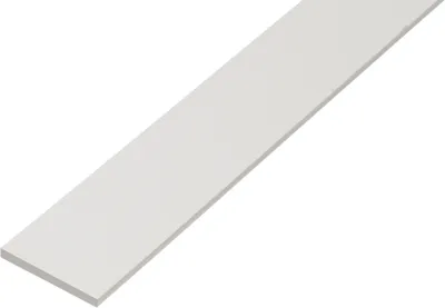 Zdjęcie produktu dla Alberts 498771 Płaskownik, tworzywo sztuczne, biały, 1000 x 20 x 2 mm, zestaw 20 szt
