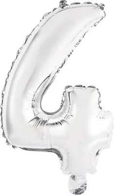 Produktbild von Amscan 9909672, Spielzeugballon, Folie, Silber, 5 Stück(e)