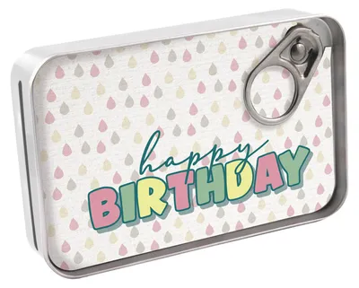 Produktbild von Fischdose Happy Birthday Geschenkdose Geldgeschenk Geburtstag Scherzgeschenk lustig