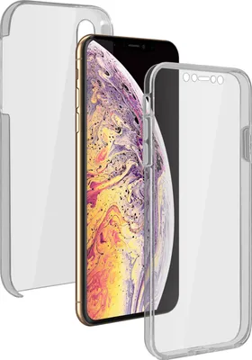 Produktbild von Avizar, 360° Rundum-Schutzhülle (Vorder- und Rückseite) für Apple iPhone XS Max, Transparent