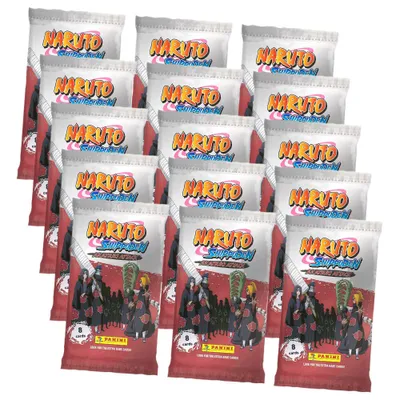 Produktbild von Naruto Shippuden Karten - Akatsuki Attack Trading Cards (2024) - Sammelkarten - 15 Booster