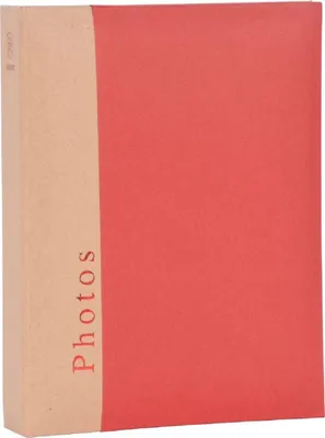 Image de Album photo Henzo « Chapter » : 200 photos 10 x 15 cm, rouge, 19,5 x 25 cm