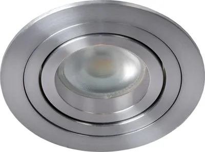 Produktbild von Boden Einbauleuchte Aluminium GU10 rund Ø 9,2 cm Chrom Modern