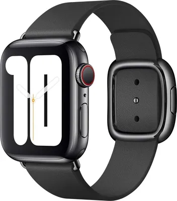 Produktbild von Eko, Armband für Apple Watch 38mm aus echtem Leder, Schwarz