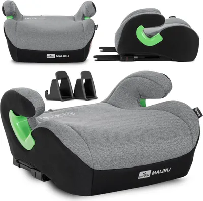 Produktbild von Lorelli Kindersitzerhöhung Malibu 125-150cm Isofix abnehmbarer Bezug Armlehne grau