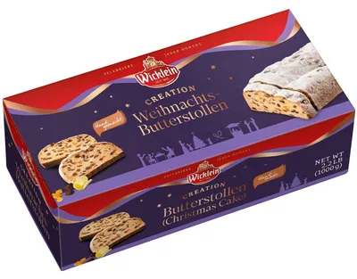 Produktbild von Wicklein Creation Weihnachts-Butterstollen 1kg