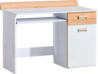 Produktbild von Zedernholz-Schreibtisch – Nash-Eiche / Weiß