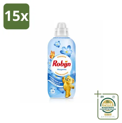 Produktbild von 15 x Robijn Weichspüler Morgenfrische 780 ml - Vorratspackung - 15 Stücke