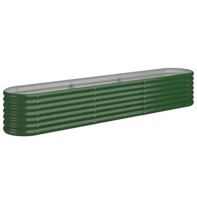 Zdjęcie produktu dla VIDAXL -Planungsbox 224x40x36 cm Pulver -bezogenes Stahlgrün