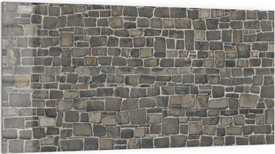 Produktbild von DEQORI Küchenrückwand Glas 100x50 cm 'Steinmelodie' Spritzschutz Bad Rückwand Küche