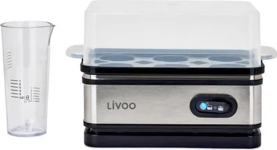 Immagine prodotto di Cuociuova LIVOO DOC290, 400 W, capacità 6 uova, acciaio inossidabile, funzione di mantenimento del calore