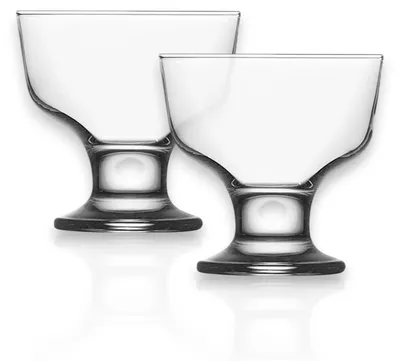 Produktbild von Eis-Becher Destina, Glas, 2er-Set, Schalen, Dessertschale klar, 285 ml