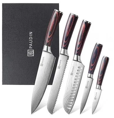 Zdjęcie produktu dla Nóż do chleba 20 cm ząbkowany stal nierdzewna ergonomiczny drewniany