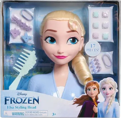 Obrázek produktu pro Ledové králoství česací hlava Elsa