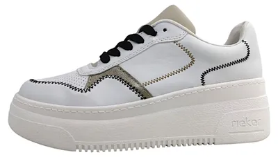 Immagine prodotto di Scarpe da donna Rieker Alabama/Odense, scarpe stringate, sportive, casual, colore bianco