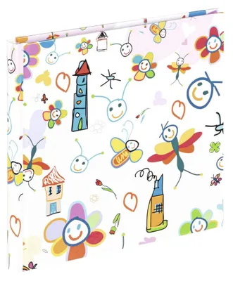 Produktbild von Kinderalbum mit 30 weißen Seiten, Fotobuch zum Selbstgestalten und Einkleben, Album für Jungen und Mädchen, bunt