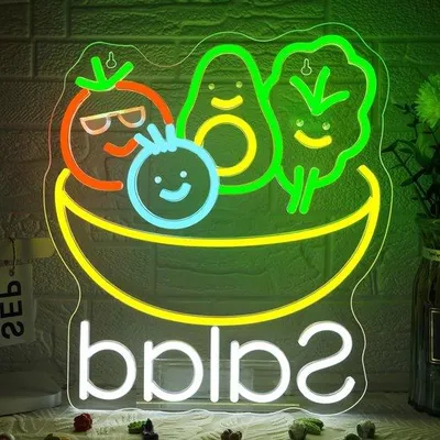 Produktbild von Saladebarretje in trendy neonstijl