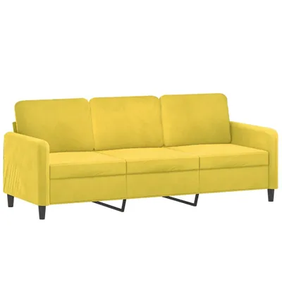 Produktbild von 3-Sitzer-Sofa Gelb 180 cm Samt