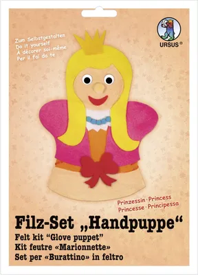 Produktbild von Filz-Set "Handpuppe" . Prinzessin