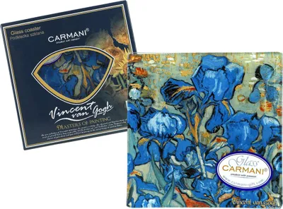 Productafbeelding van Decoratief bord - V. van Gogh, Zwaardenlelies (CARMANI)