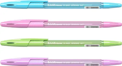 Produktbild von Kugelschreiber R-301 Spring 0,35mm mit Gummigriff 50er Pack Blau