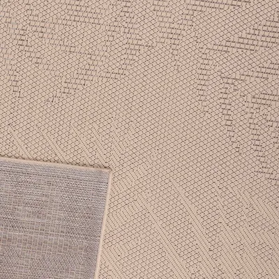 Produktbild von In- und Outdoor Teppich Küchen, Terrassen & Balkon Teppich In Beige, Maße:120x160 cm